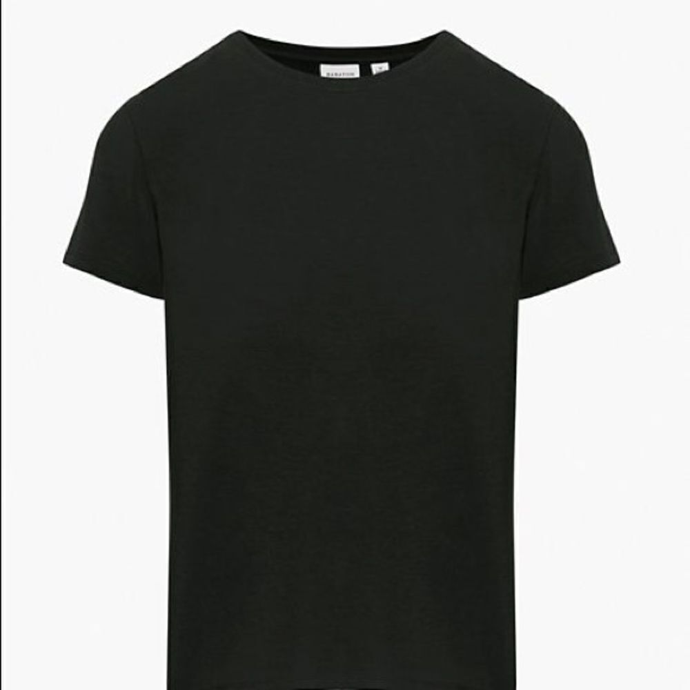 Aritzia Babaton Black Everyday Hip T-Shirt